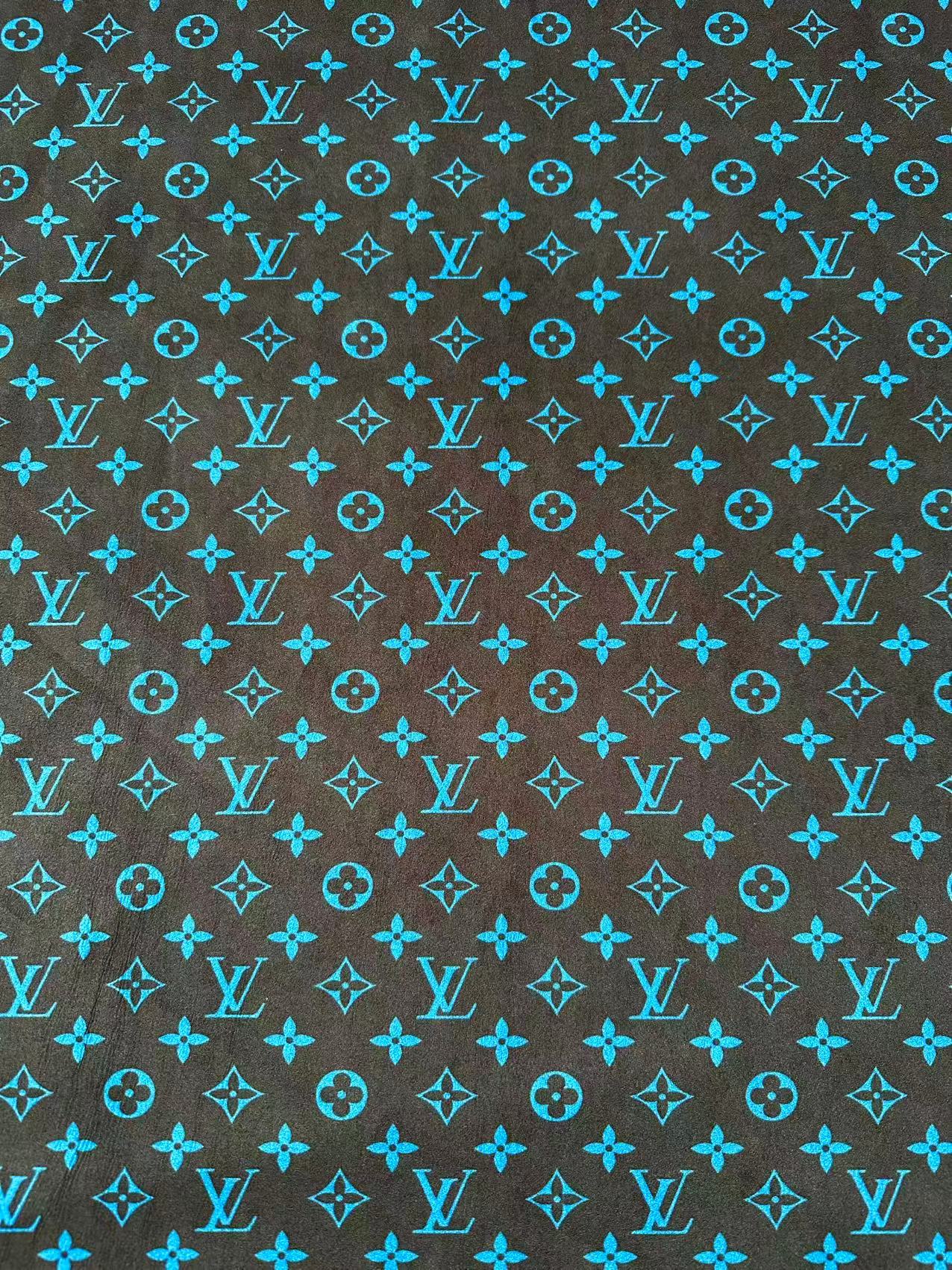 Fashion Black With Blue Suede Fabric For Handmade Sneaker,Car Upholstery and Apparel By Yard