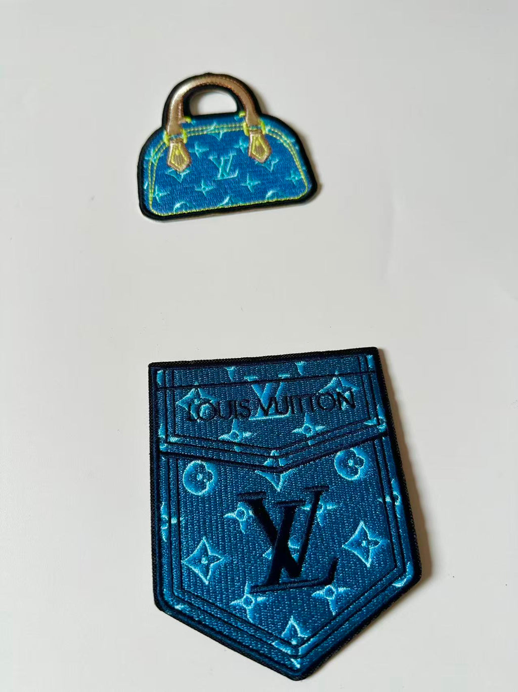 Craft Embroidery LV Jacquard Patches For Customized Clothing