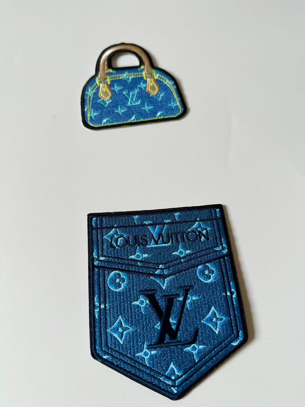 Craft Embroidery LV Jacquard Patches For Customized Clothing
