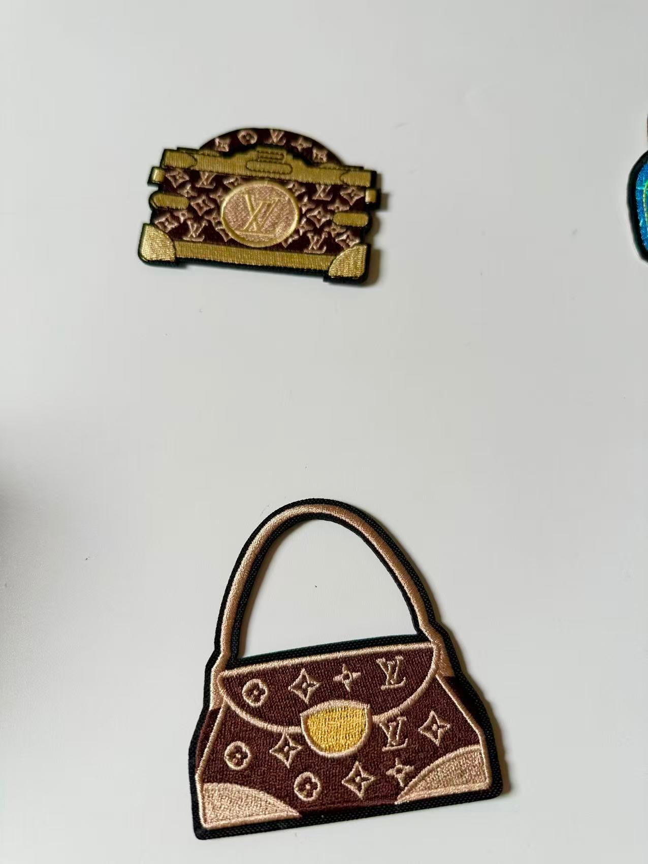 Craft Embroidery LV Jacquard Patches For Customized Clothing