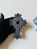 Craft Embroidery Chrome Hearts Jacquard Patches For Customized Clothing