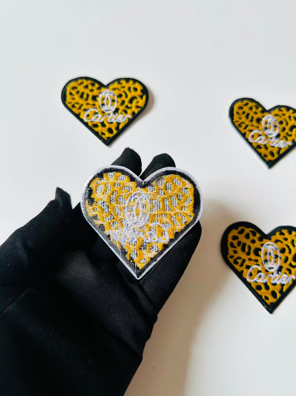 Craft Embroidery Cartier Jacquard Patches For Customized Clothing