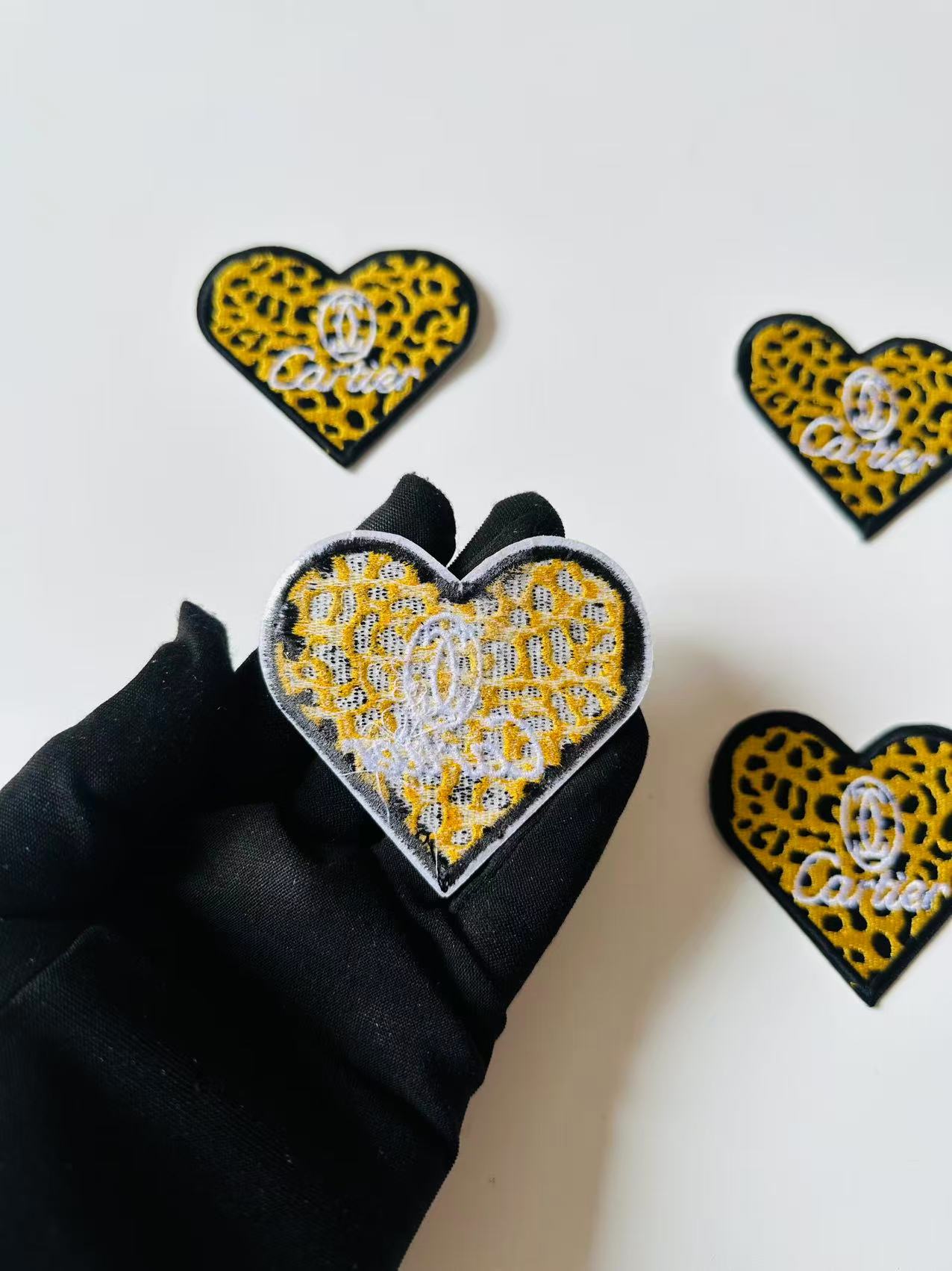 Craft Embroidery Cartier Jacquard Patches For Customized Clothing