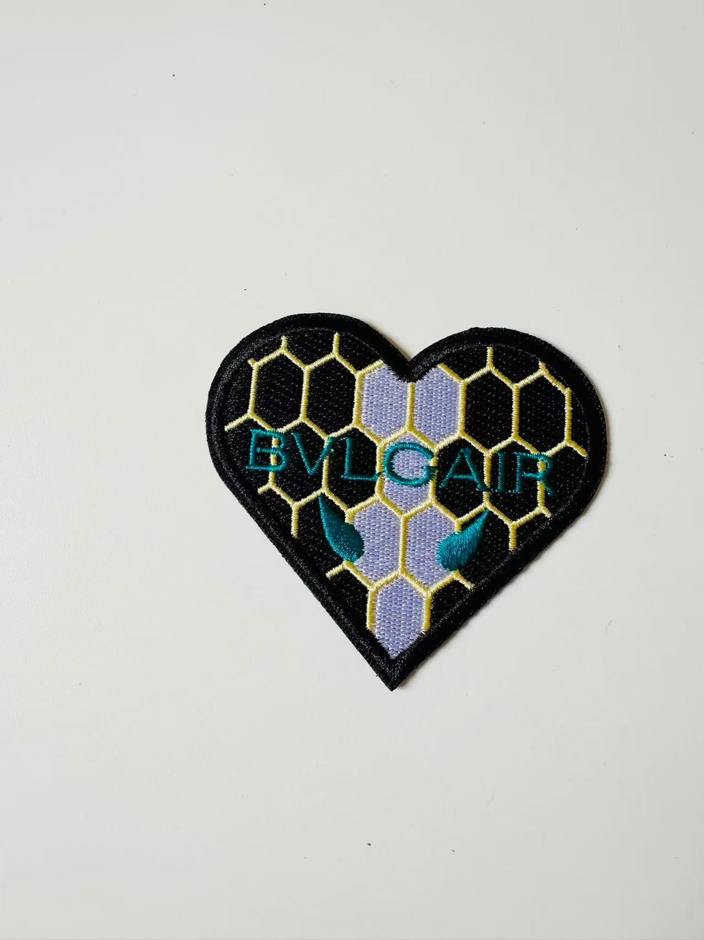 Craft Embroidery Bvlgari Jacquard Patches For Customized Clothing