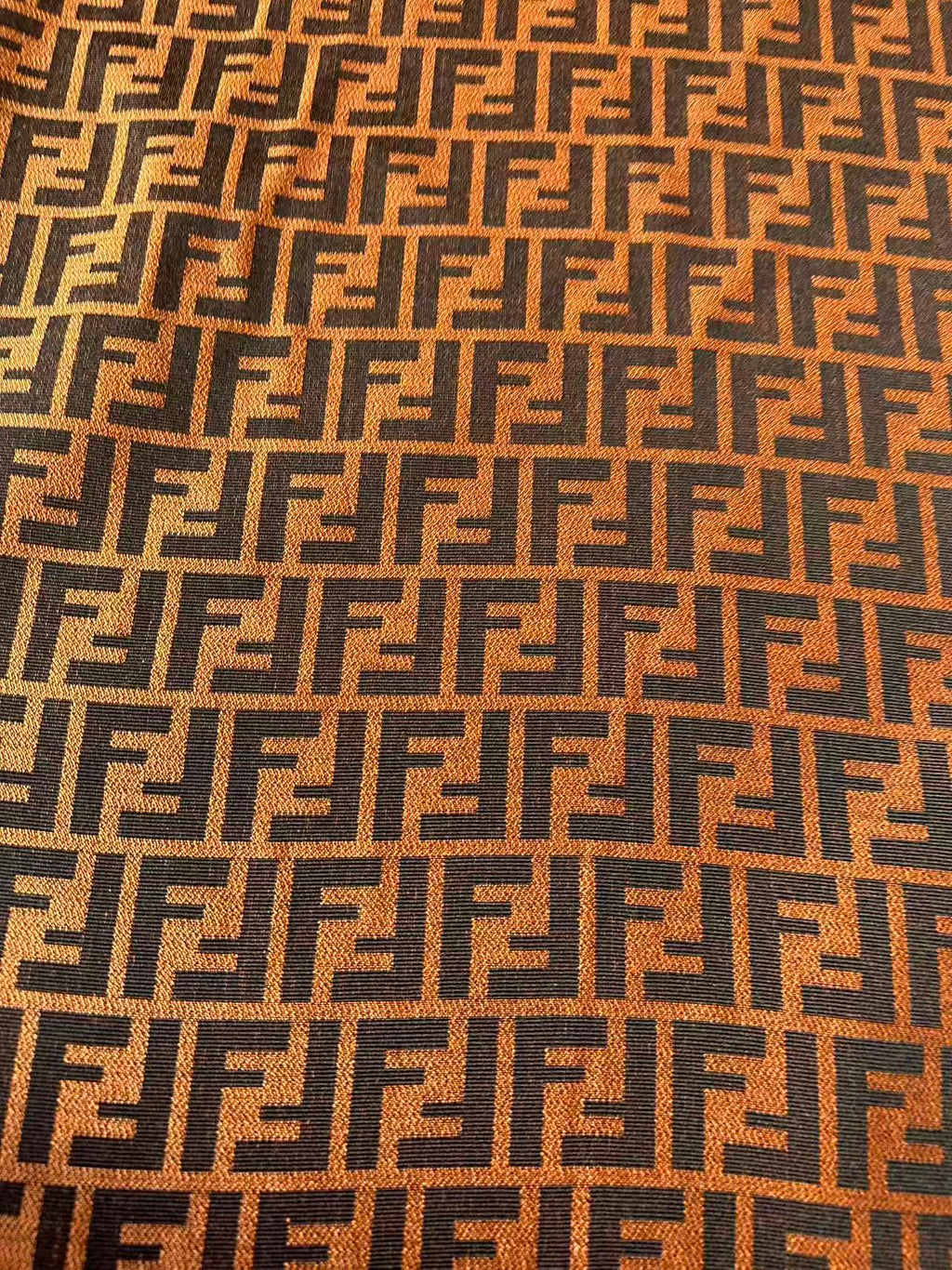 Classic Orange Jacquard Cloth Fabric For Handmade Clothing ,Bags Fabric Shoes Fabric Hat Fabric By Yards