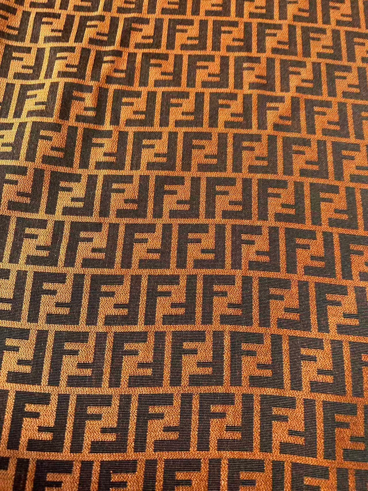 Classic Orange Jacquard Cloth Fabric For Handmade Clothing ,Bags Fabric Shoes Fabric Hat Fabric By Yards