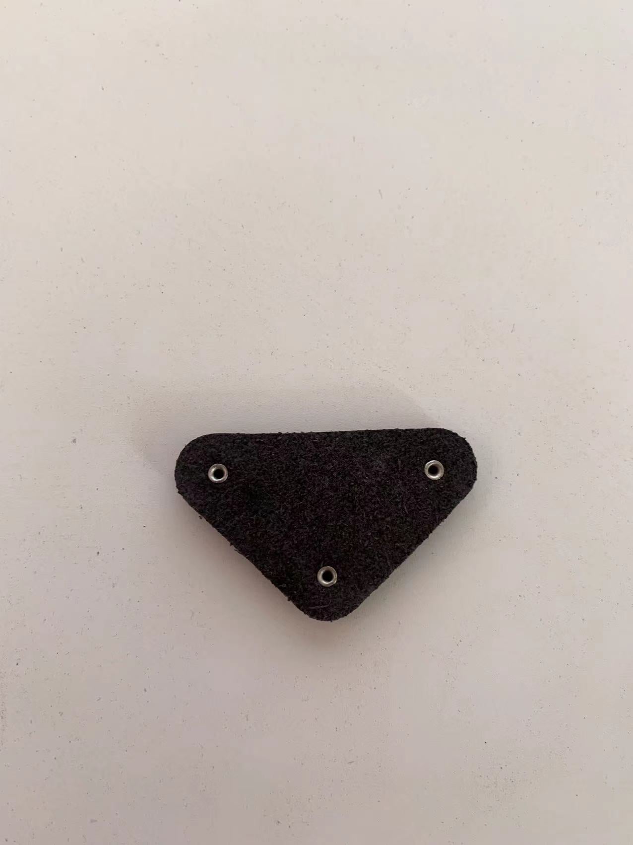 Fashion Prada Tags Metal with Rubber Material For Handmade Goods