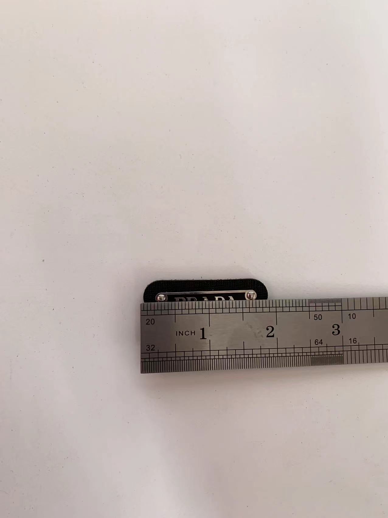 Fashion Prada Tags Metal with Rubber Material For Handmade Goods
