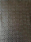 Fashion Coach Embossed Leather Fabric For Handmade Sneaker,Bag,Upholstery DIY Goods By Yard (Black)