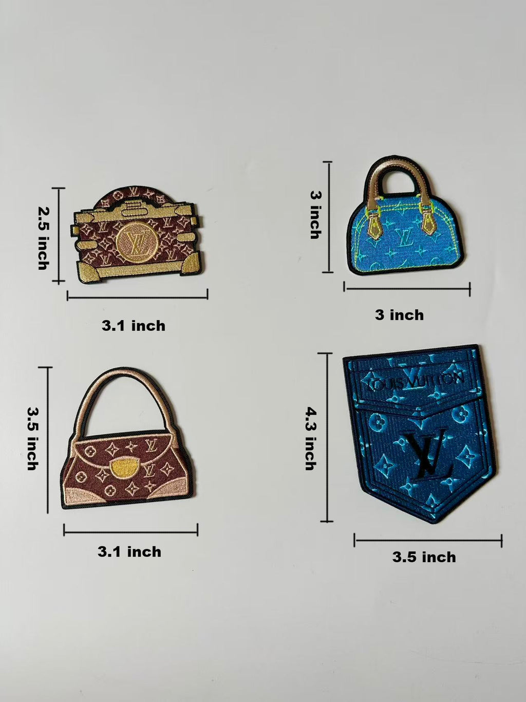 Craft Embroidery LV Jacquard Patches For Customized Clothing