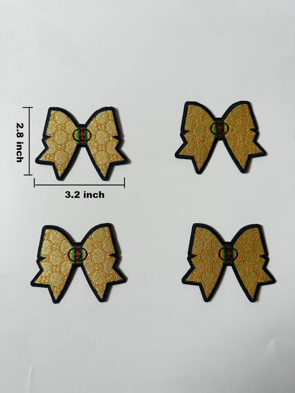 Craft Embroidery Gucci Jacquard Patches For Customized Clothing